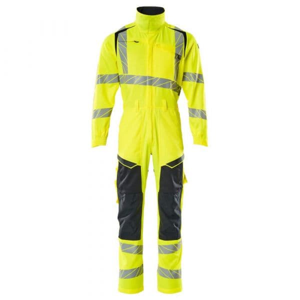 Mascot Accelerate Safe 19519 Jumpsuit With Knee Pad Pockets Amarelo 3XL