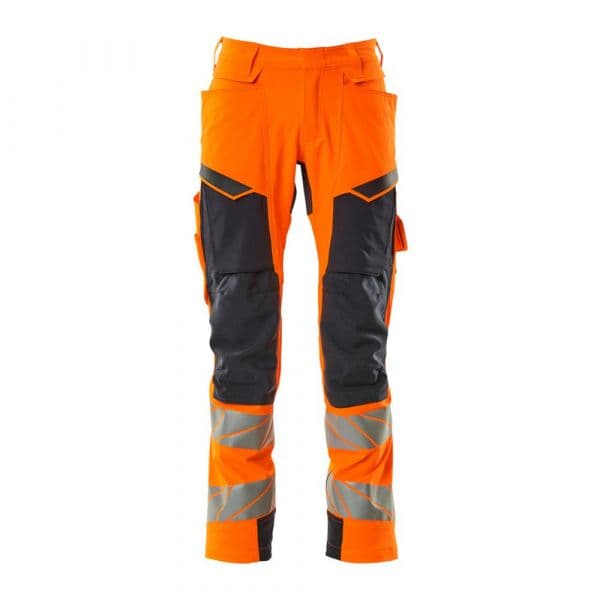 Mascot Accelerate Safe 19279 Big Trousers With Knee Pad Pockets Laranja 52 / 35