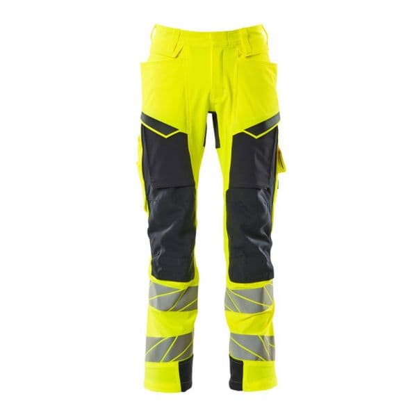 Mascot Accelerate Safe 19279 Big Trousers With Knee Pad Pockets Amarelo 46 / 32