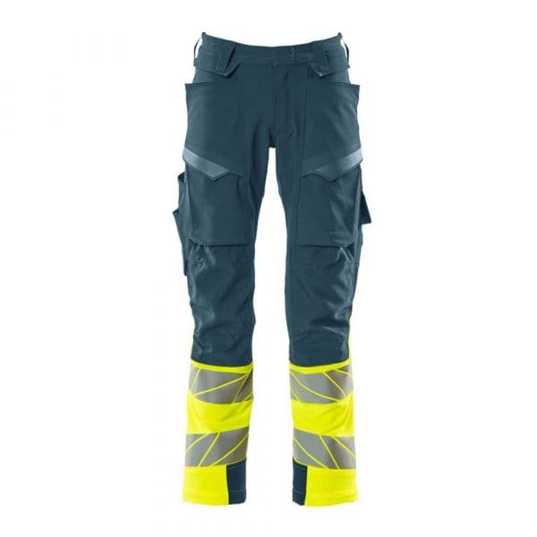 Mascot Accelerate Safe 19179 Big Trousers With Knee Pad Pockets Azul 56 / 35