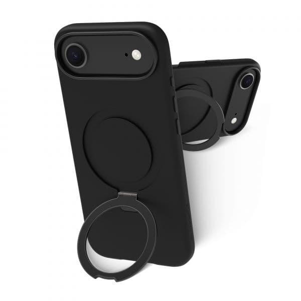 dbramante1928 Capa Kickstand para iPhone Air / iPhone 17 Air Meia Noite / Preto