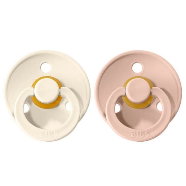Bibs Pack 2 Chupetas Blush/Ivory / 0-6m