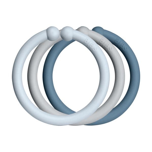 Bibs 12 Argolas Loops Baby Blue/cloud/petrol