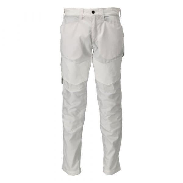 Mascot Customized 22479 Big Trousers With Knee Pad Pockets Branco 51 / 32