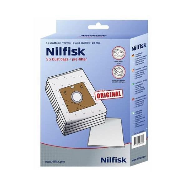 Nilfisk Embalagem Sacos para Bravo - 30050002