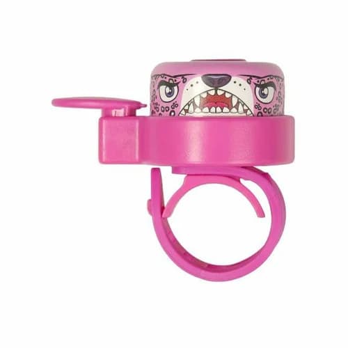 Crazy Safety Campainha para Bicicleta Leopardo Rosa 231402