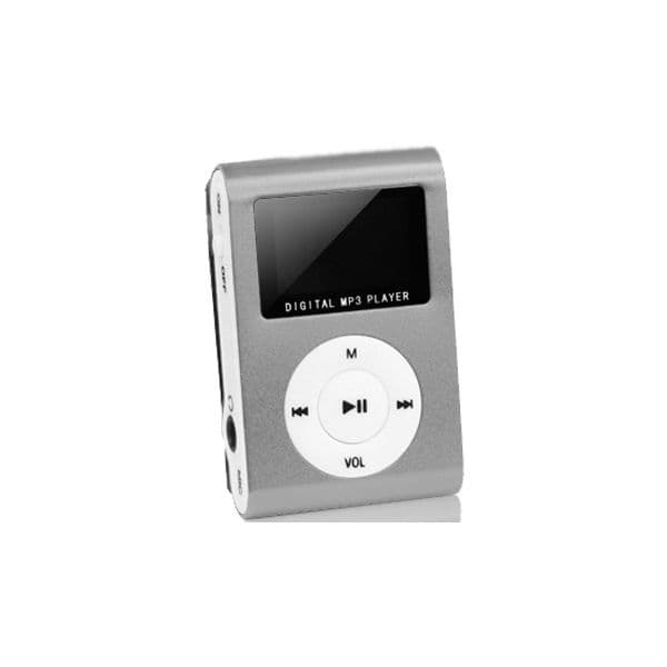 Setty Leitor MP3 Lcd C/ Rádio Fm, Sd e Mic + Auscultadores (cinza) - MINIMP3-CNZ