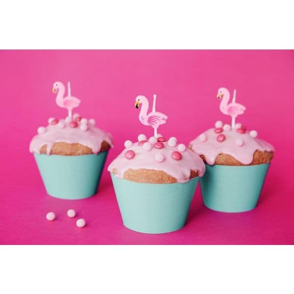 Partydeco Pack Velas Flamingo - 530000050