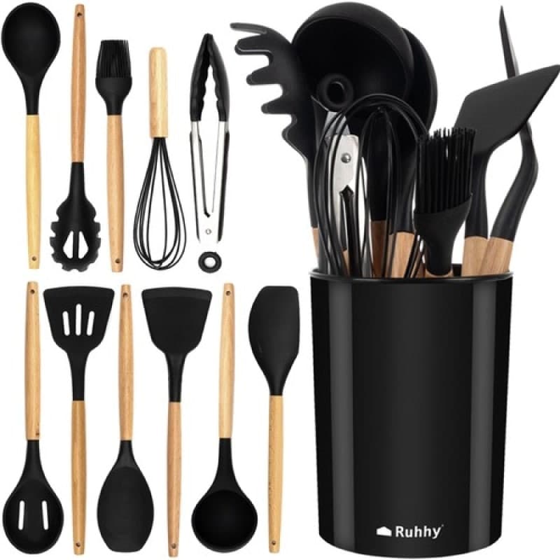 Conjunto de Cozinha com 12 Utensílios