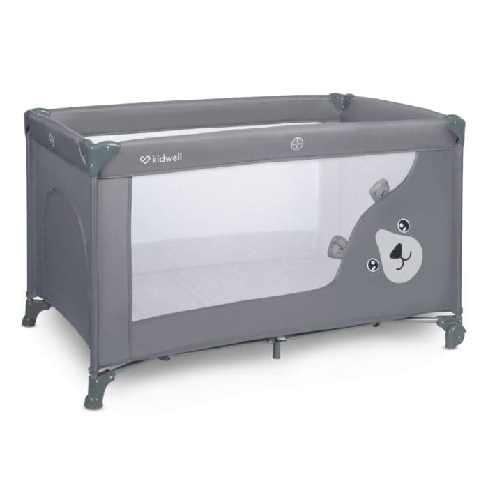 Cama de viagem 1 nível Kidwell Blissy Basic Gray