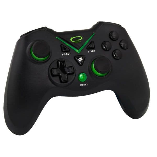 Esperanza EGG112K Wireless 2.4GHz Preto Verde para PC / PlayStation 3 / Microsoft Xbox One / Android