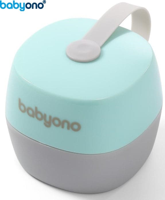 Baby Ono - Porta-chupetas azul/cinza