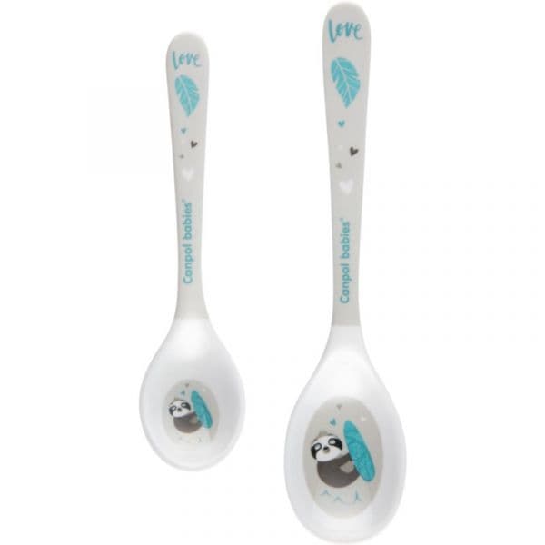 Canpol Babies Exotic Animals Spoon Colher 2 Pçs 2 Un.