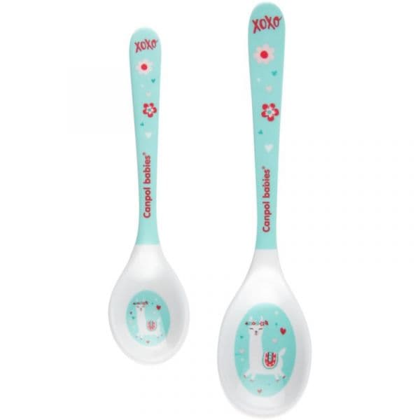 Canpol Babies Exotic Animals Spoon Colher 2 Pçs Turquoise 2 Un.