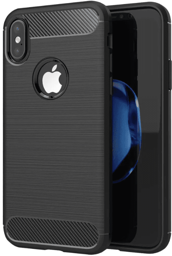 Forcell Capa Traseira Carbon iPhone Xs Max (preta) - OKPT10838