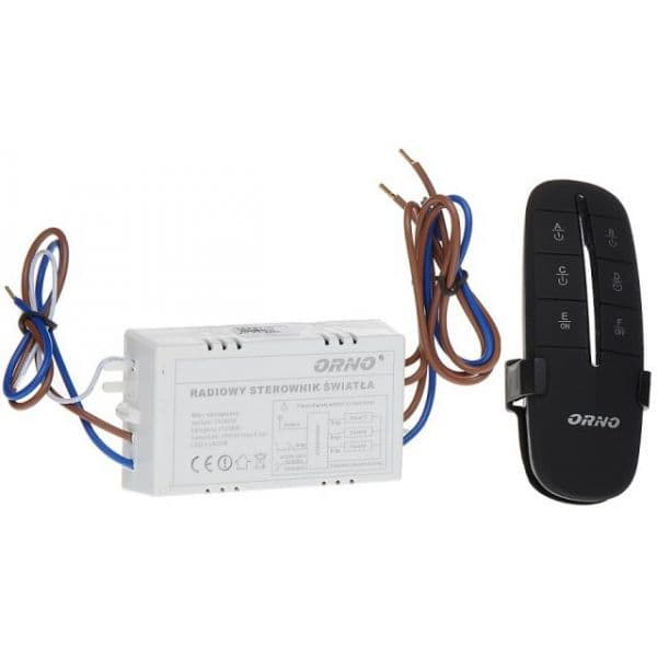 Orno Kit Emissor Receptor 3 Canais 433Mhz com Comando - OR-GB-406