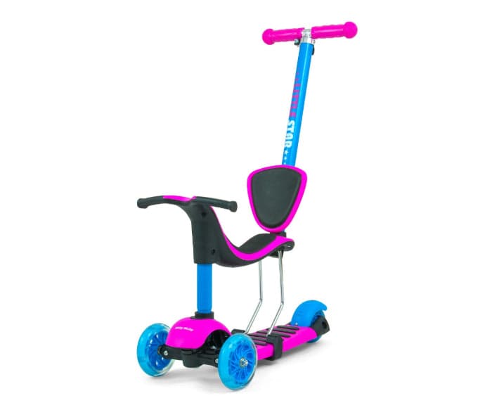 Scooter 3 em 1 Milly Mally Little Star Pink-Blue