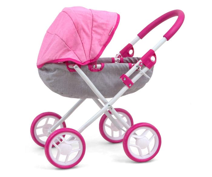 Carrinho de Bonecas Milly Mally Dori Prestige Pink
