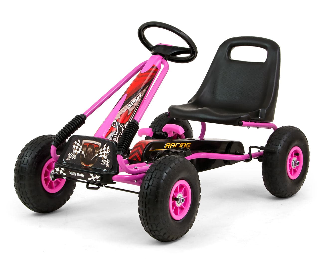 Kart A Pedais Thor Cor-De-Rosa Milly Mally