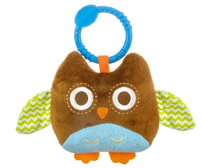 Peluche para pendurar Milly Mally Coruja feliz Brown
