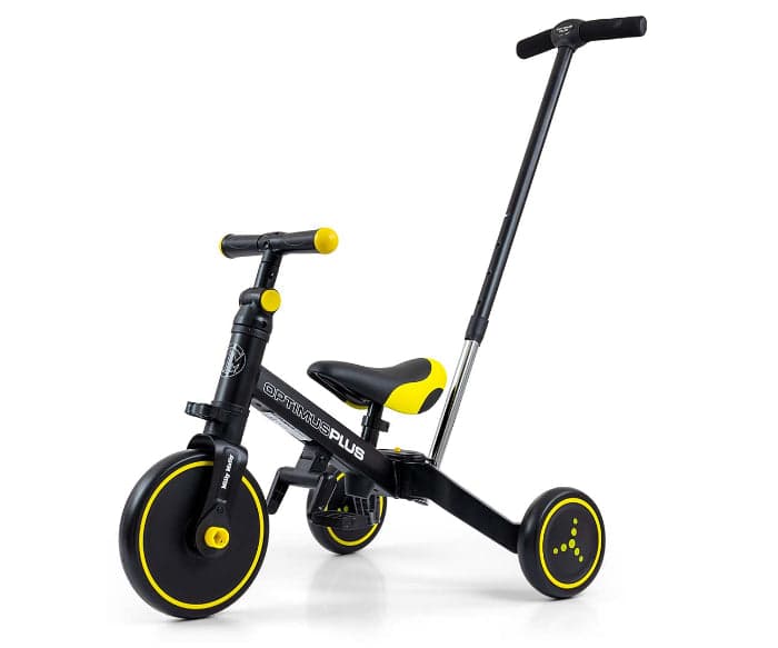 Bicicleta 4 em 1 Milly Mally Optimus PLUS Black