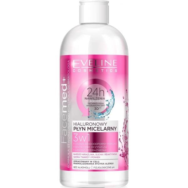Eveline Face Med+ Água Micelar Hialurónica 400ml
