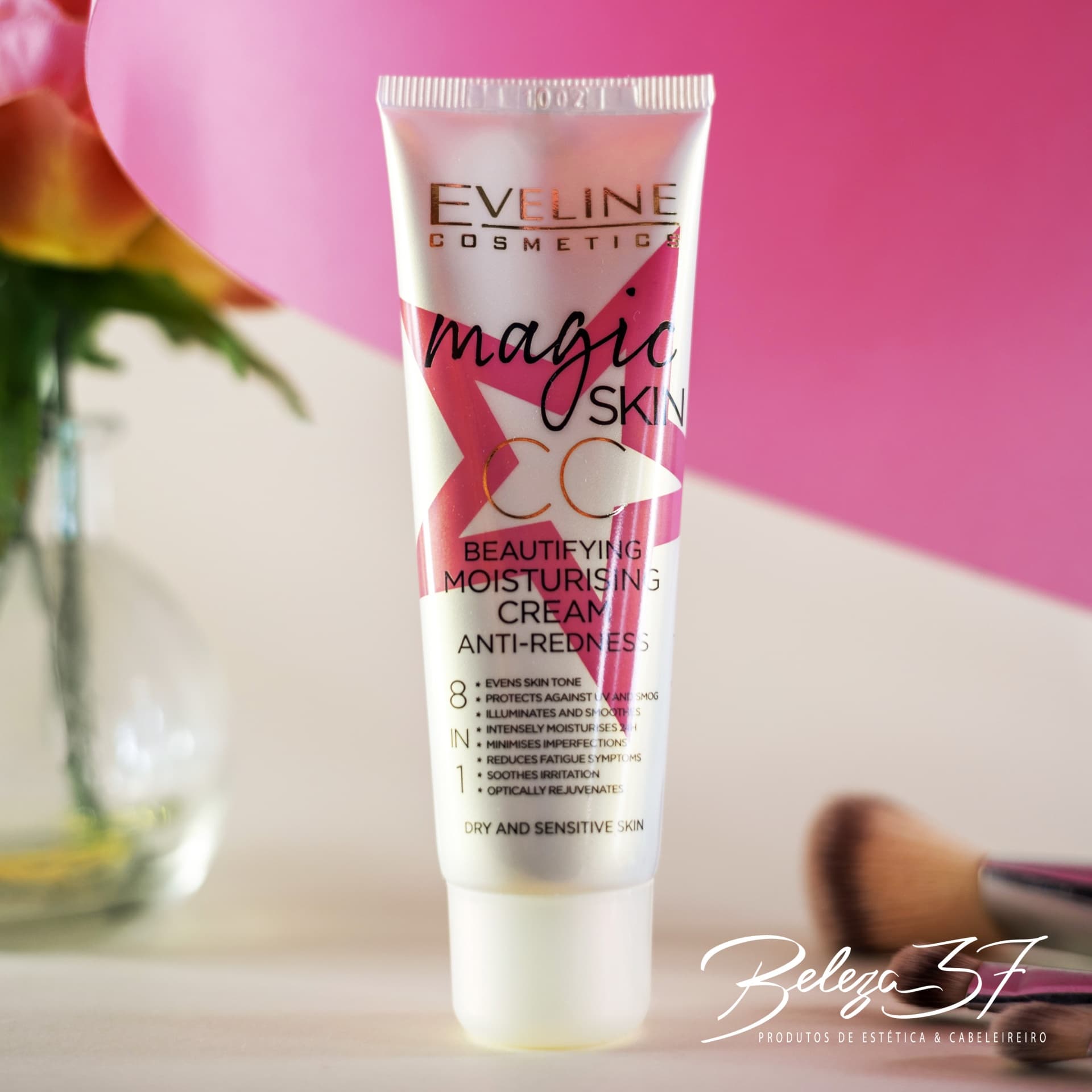 Eveline Magic Skin Creme CC Antivermelhidão 8 em 1 50ml