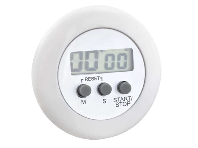 TEMPORIZADOR DIGITAL MAGNÉTICO DE COZINHA BRANCO