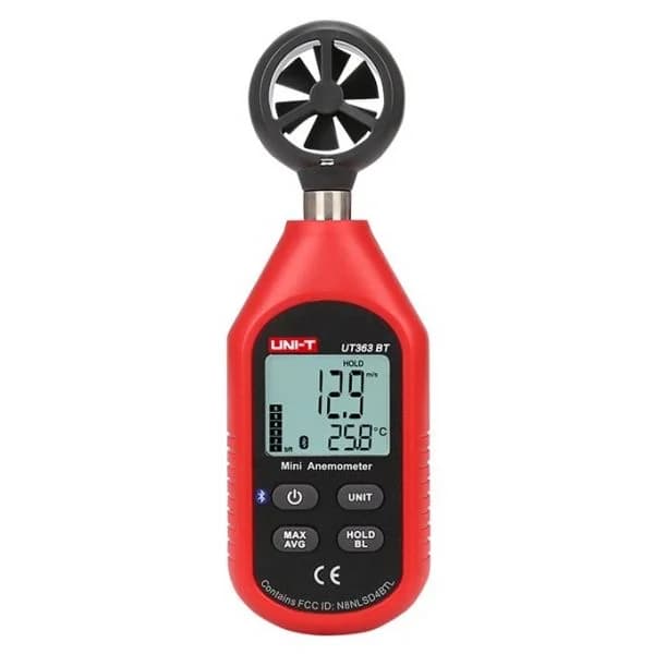 Uni-T Anemómetro Digital 0~30M/S com Função de Temperatura - UT363
