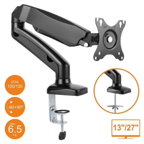 Suporte Lcd/led Articulado de Mesa 13"27" -45º/+90º