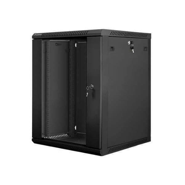 Bastidor de Parede Lanberg WF01-6615-10B 15U 60kg Preto Temper Glass