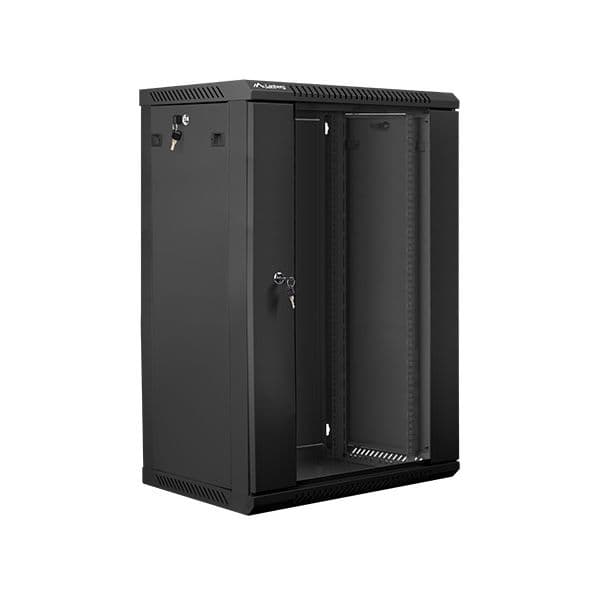 Lanberg Armário Bastidor 19" 18U 600x450x907 (preto) - WF01-6418-10B