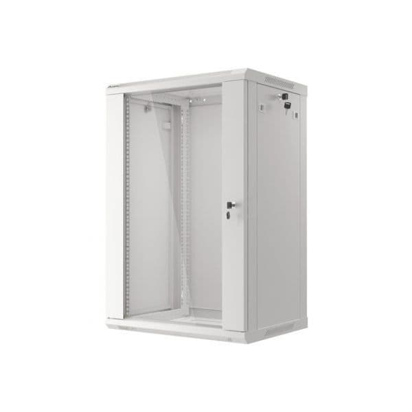 Bastidor de Parede Lanberg WF01-6418-10S 18U 60kg Cinza