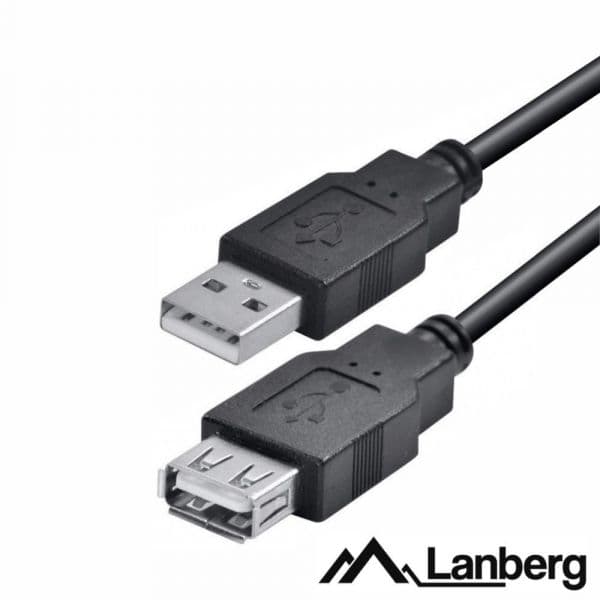 Lanberg Cabo Usb-a 2.0 Macho / Usb-a Fêmea 3m - CA-USBE-10CC-0030