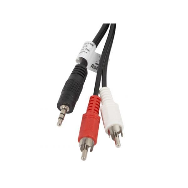 Lanberg Cabo Stereo Jack 3.5MM / 2X Rca Macho 5M