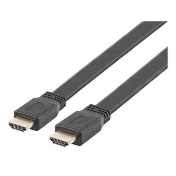 Lanberg Cabo Hdmi Lanberg 4K 3D Flat 1 M (CA-HDMI-21CU-0010-BK)
