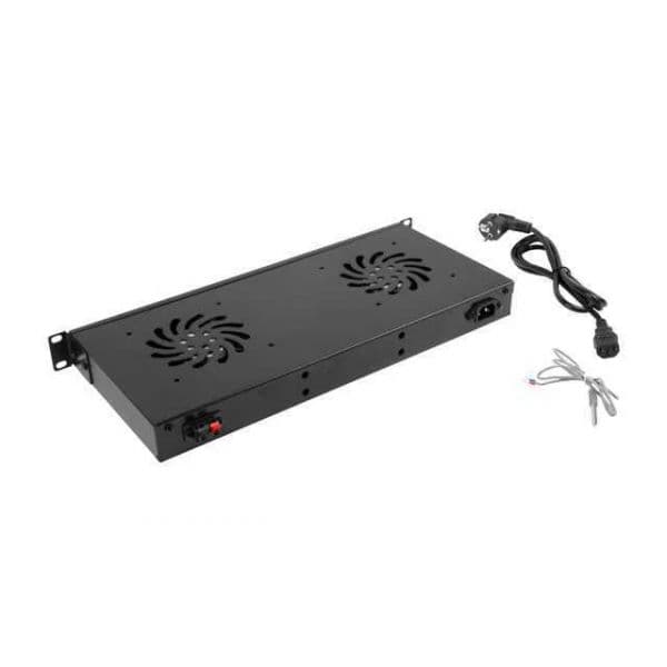 Painel de Ventoinha Lanberg AK-1502-B Integrado Preto 2 Ventoinhas