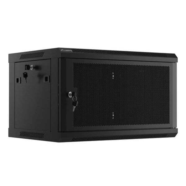 Bastidor de Parede Lanberg WF01-6406-23B 6U 60 kg Preto Bastidor de Parede Lanberg WF01-6406-23B 6U 60 kg Preto