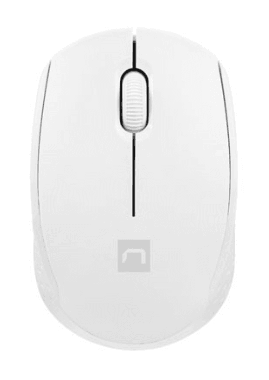 Natec STORK NMY-2188 Sem Fios Branco/Preto