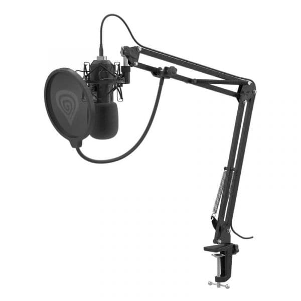 Genesis Microfone Radium 400 G2 Studio USB com Pop Filter Arm NGM-2285