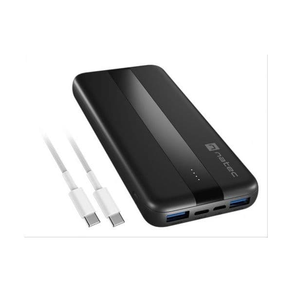 Powerbank Natec Trevi Slim Q V2 10000mAh Black