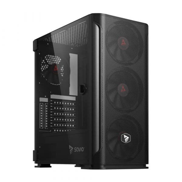 Savio SHADOW X2 ATX Vidro Temperado Black