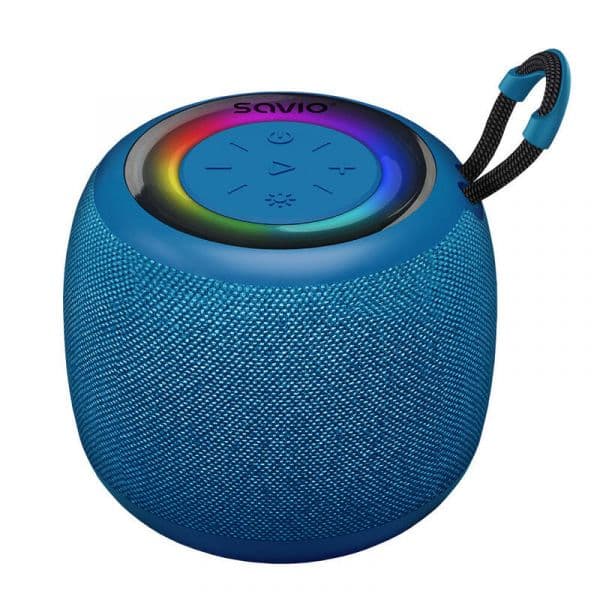 Savio BS-042 Coluna Bluetooth 5.0 5W Preto/Azul