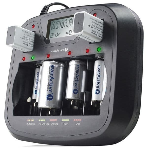 EverActive Carregador para Baterias Universal NC-900U
