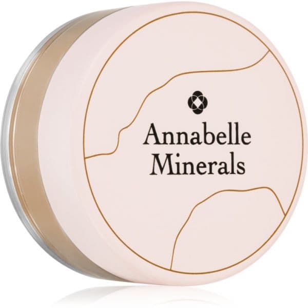 Annabelle Minerals Radiant Mineral Foundation Base em Pó Mineral para Pele Radiante Tom Pure Light 4 g