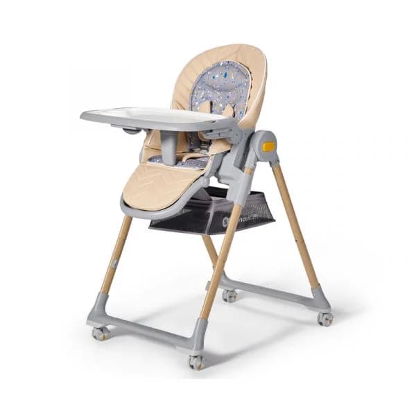 Kinderkraft Cadeira Alta 2 em 1 Lastree Wood