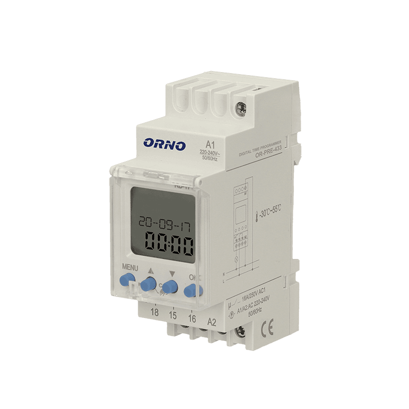 Orno Temporizador Semanal Digital 2300W (din) - OR-PRE-433