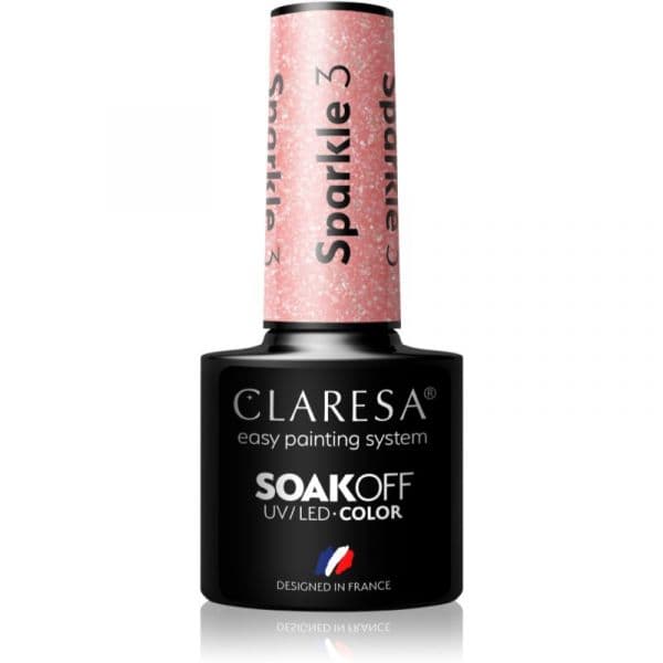 Claresa Soakoff UV/LED Color Sparkle Verniz de Gel para Unhas Tom 3 5g