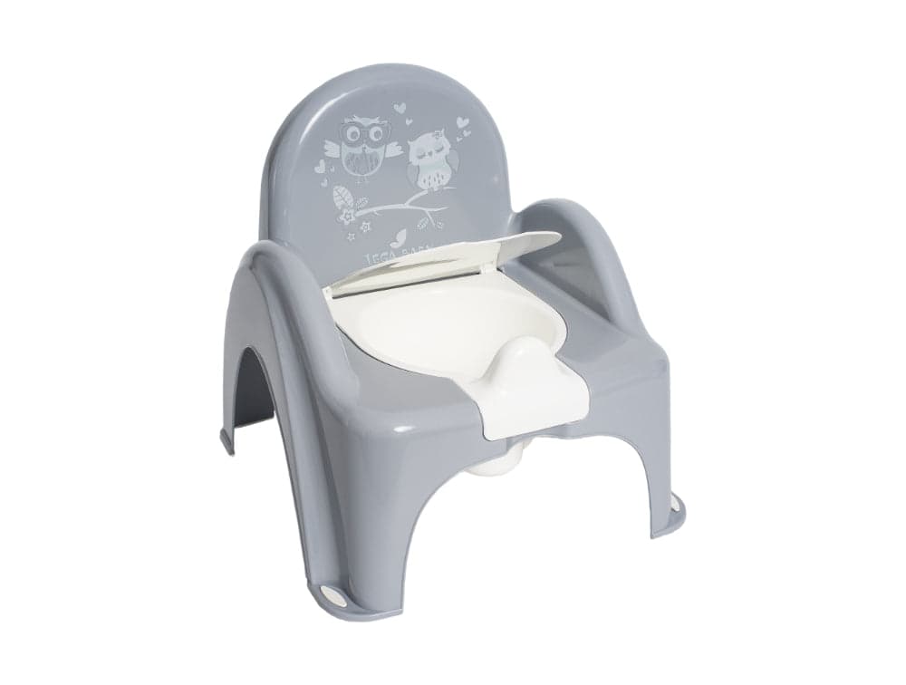 Cadeira Bacio anti-derrapante com música B.Active Owl Gray
