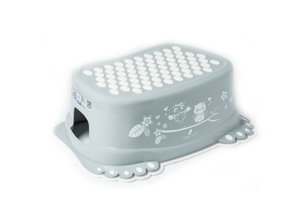 Banco anti-derrapante B.Active Owl Gray